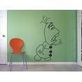 thumbnail image 2 of Confused Olaf Frozen Snow Snowman Disney Cartoon Wall Sticker Art Decal for Girls Boys Kids Room Bedroom Nursery Kindergarten House Fun Home Decor Stickers Wall Art Vinyl Decoration Size (20x18 inch), 2 of 3