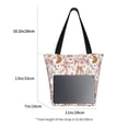 thumbnail image 3 of Disketp Autumn Floral Deer Bolsa de Hombro Casual para Mujer, Bolso Cruzado para Compras, Viajes y Uso Diario, 3 of 6