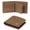 Brown, variant on Mens Wallet Leather RFID Blocking Large Capacity Trifold Wallet for Men with 10 Card Holders