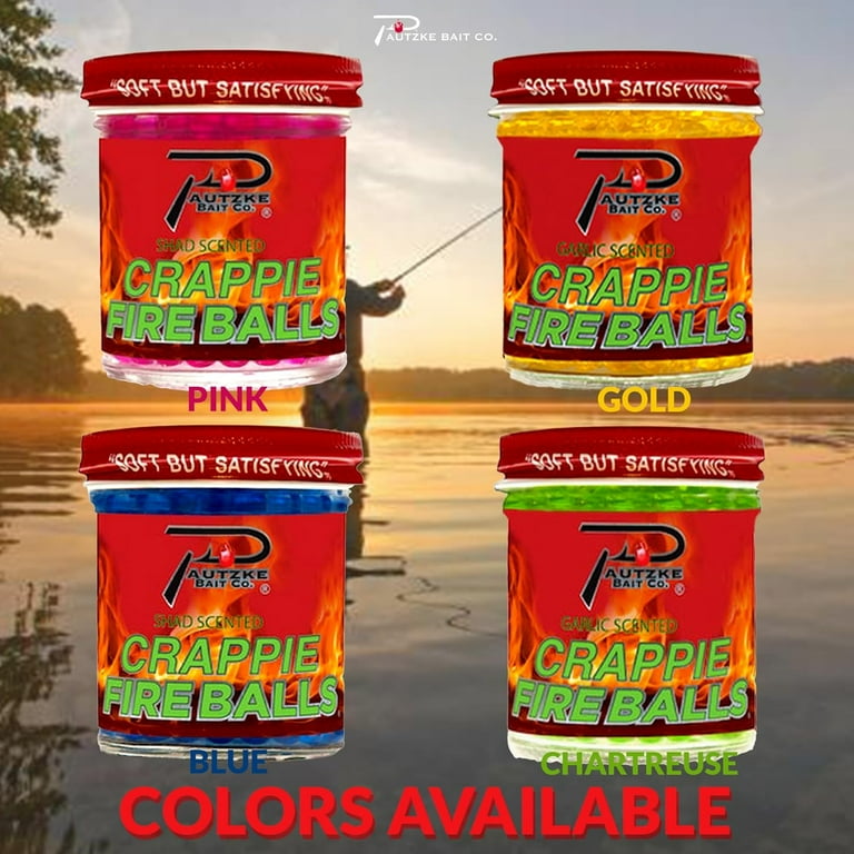 Pautzke Crappie Fire Balls – Pink Shad 1.35 oz - Walmart.com