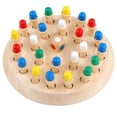 thumbnail image 4 of Montessori Toy From 4 Years Memory Chess Learning Toy Board Game Made Of Wood Memory Game Improves Memory And Colour Perception Birthday For Children, 4 of 9