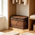 thumbnail image 4 of Clothes Storage Bins with Sturdy Frames, Foldable Fabric Clothing Organizer Box for Moving, Sweater Storage Cube with Lids and Zipper, Linen Closet Storage Bags for Blankets, Clothes, Sheet, 4 of 6