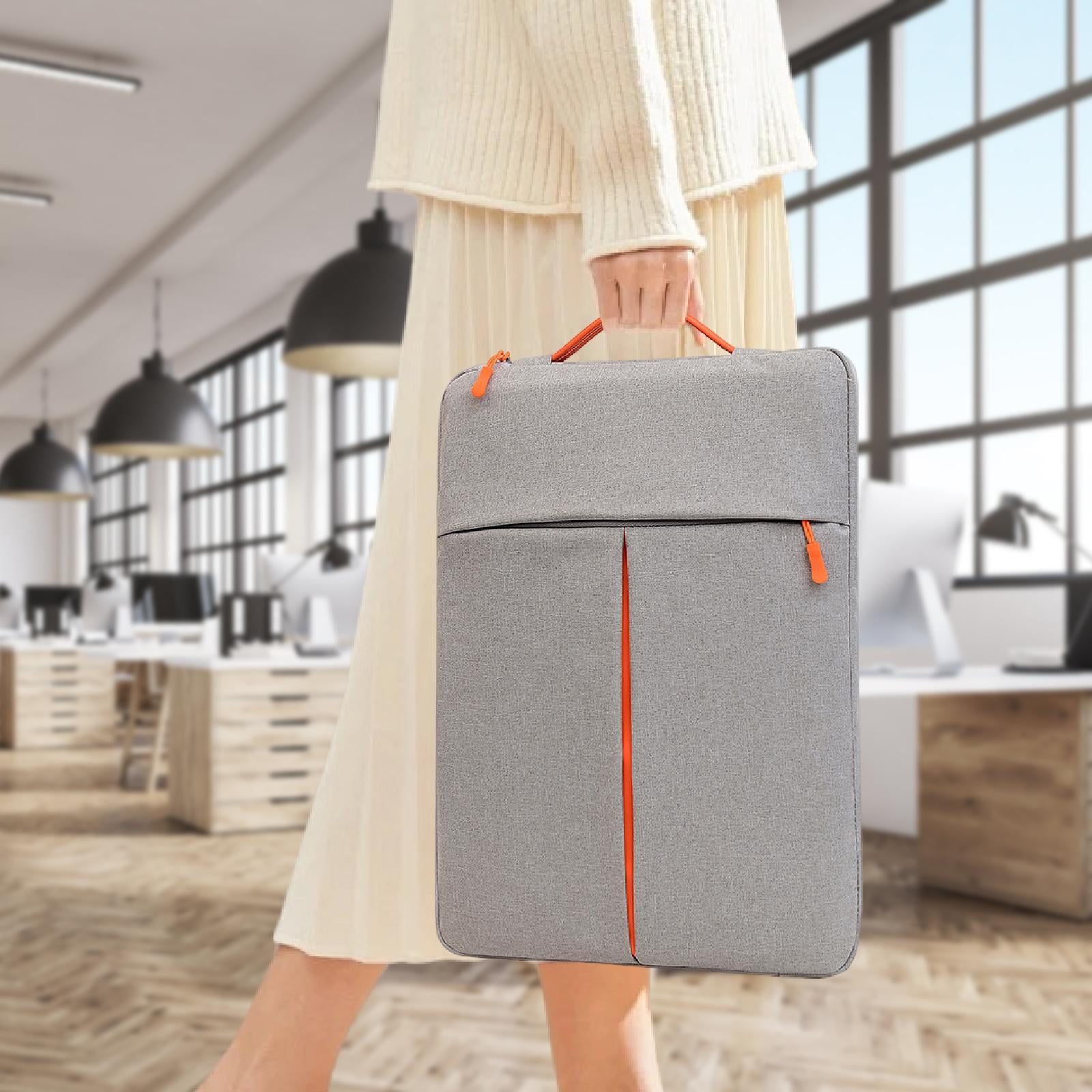 LeeQinersw Laptop Sleeve Bag Briefcase Notebook Bag Carrying Case Portable Computer Bag Gray