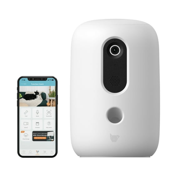 Instachew Purechew Snack App Enabled Automatic Treat Dispenser for Cats and Dogs W/ HD Camera