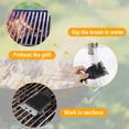 thumbnail image 4 of BBQ Oven Grill Kitchen Metal Wire Cleaning Brush Scraper Remover Cleaner,2-in-1 Barbecue Cleaning Tools,Stainless Steel Wire Grill Brush Cooking Brass Scraper Griddle, 4 of 7