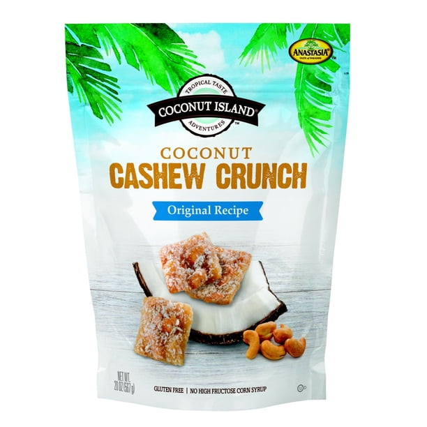 Anastasia Coconut Island Coconut Cashew Crunch 20 Oz Walmart Com Walmart Com