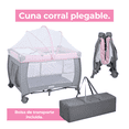 thumbnail image 3 of Cuna Corral Dodo Baby Lumi Con Cambiador Y Mosquitero Rosa, 3 of 10