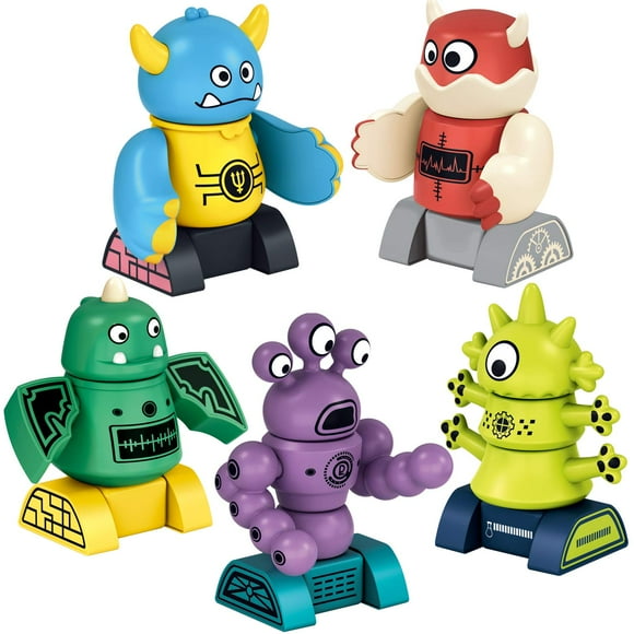 Juego de bloques magnéticos Gifts2U Magnetic Robots, 35 unidades para niños