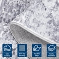thumbnail image 2 of Extra Large Area Rugs 10x13ft Modern Abstract Faux Wool Rug Ultra-Soft Low Pile Accent Rug Stain Resistant Carpet Machine Washable Rugs for Bedroom with Non Slip Backing, 2 of 8