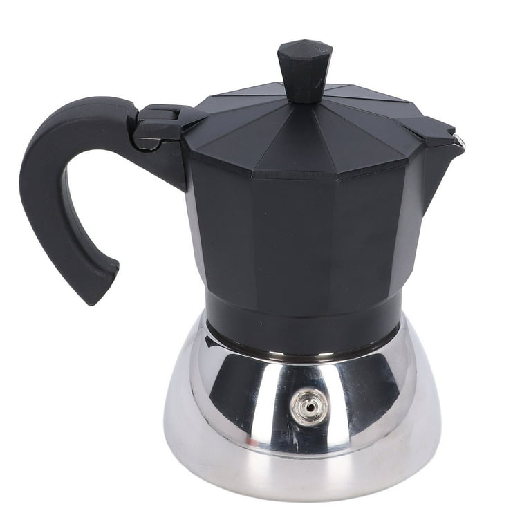 DÉBUT Stainless Steel Italian Espresso Coffee Maker Stovetop Moka Pot Greca  Coffee Maker Latte Cappuccino Percolator, 8 Espresso Cup - 16.9 Oz