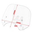 thumbnail image 4 of Parabrisas de motocicleta Shamjiam Humo compatible con CMX300 500 2018 2020 2021, 4 of 8