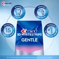 thumbnail image 4 of Crest 3DWhitestrips Gentle At-Home Teeth Whitening Kit, 14 Treatments, Safely Removes 15 Years of Stains, 4 of 18