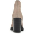 thumbnail image 3 of White Mountain Womens Thoughtful Faux Suede Platform Ankle Boots, 3 of 3
