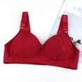 thumbnail image 2 of Fsqjgq Bras for Women Plus Size Large Bust Thin Cup Underwear Adjustable No Underwire Push Up Bras Bralette Padded Lightly Lined Wireless Bra 42, 2 of 2