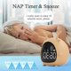 thumbnail image 4 of Reloj despertador para niños, reloj despertador para dormitorio de niños y niñas, bonito reloj despertador para habitación de niños, color marrón, 4 of 5