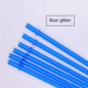 thumbnail image 4 of 10 pajitas reutilizables para beber, nuevas, de 23 cm, con purpurina de colores, de plástico PP, longitud de 230 mm, 4 of 6