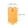 thumbnail image 2 of Uxcell 1/2 NPT Thread 6 Pcs 65 Degree 2mm Orifice Diameter PP Nozzle, 2 of 5