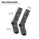 thumbnail image 2 of Fotbe Nautical Calcetas Divertidas Estampadas para Hombre y Mujer, Calcetas de Algodón hasta la Rodilla para Caminar, Correr, Enfermería y Embarazo, 2 of 6