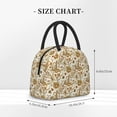 thumbnail image 3 of Haiem Indian Paisley Printed Lunch Bag Women, Lunch Box Lunch Bag for Women, Small Leakproof Cute Lunch Tote Large Capacity Reusable Insulated Cooler Lunch Container, 3 of 6