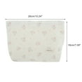 thumbnail image 2 of Unique Bargains 1 Pc Lightweight Clutch Floral Large Makeup Bag for Vacation Pink Canvas, 2 of 6