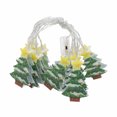 thumbnail image 3 of KOYPTL Christmas Tree Shaped String Lights with Double Sided-20 LED,Battery Operated Warm Lights for Christmas Tree Fireplace Bedroom Birthday Party Home Indoor Outdoor Backyard Decorations(9.8 ft), 3 of 7