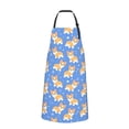 thumbnail image 2 of Bingfone Kawaii Corgi Apron Gifts For Men, Women Professional Grade Chef Apron For Kitchen,Bbq & Grill, 2 of 9