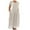 A-White35, variant on FINALGANG New Dress For Women Solid Color Short Sleeve O-Neck Cotton Linen Sundress Comfort Loose Fit Dresses With Pockets Breathable Daily Wear