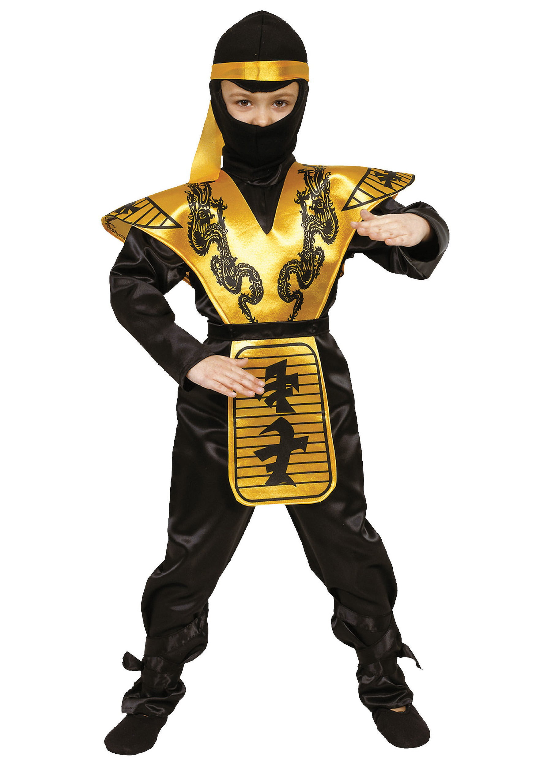 Blue Power Ninja Kids Boys Halloween Martial Arts Japanese Fancy Dress Costume 