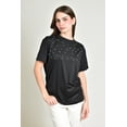 thumbnail image 5 of Blusa con detalle de perlas Roman Fashion /Juvenil, 5127 (Negro) negro G, 5 of 5