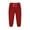 Red, variant on Piuwrlz Kids Thick Plush Pants Girls Boys Long Fleece Joggers Cotton Velvet Printed Tight Christmas Gray Size 3-4Years