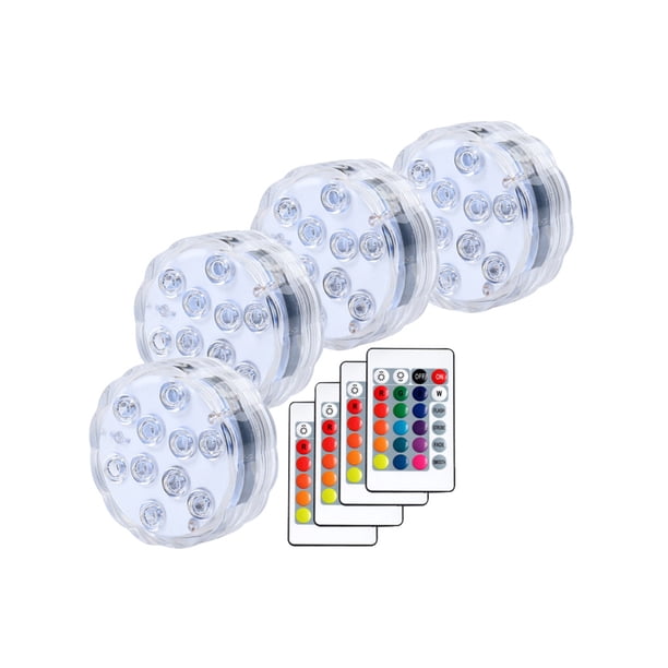 Luz de buceo Lámpara de pecera de control remoto Lámpara LED RGB impermeable para piscina subacuática, Tipo 3 Inevent HA005988-03