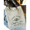 thumbnail image 5 of Christmas Trees Embroidered Sweatshirt, 5 of 5