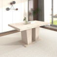 thumbnail image 3 of Tcbosik 63" - 78.7" Extendable Dining Table for 6-10 Person, Modern Kitchen Table for Living Room, Beige, 3 of 9