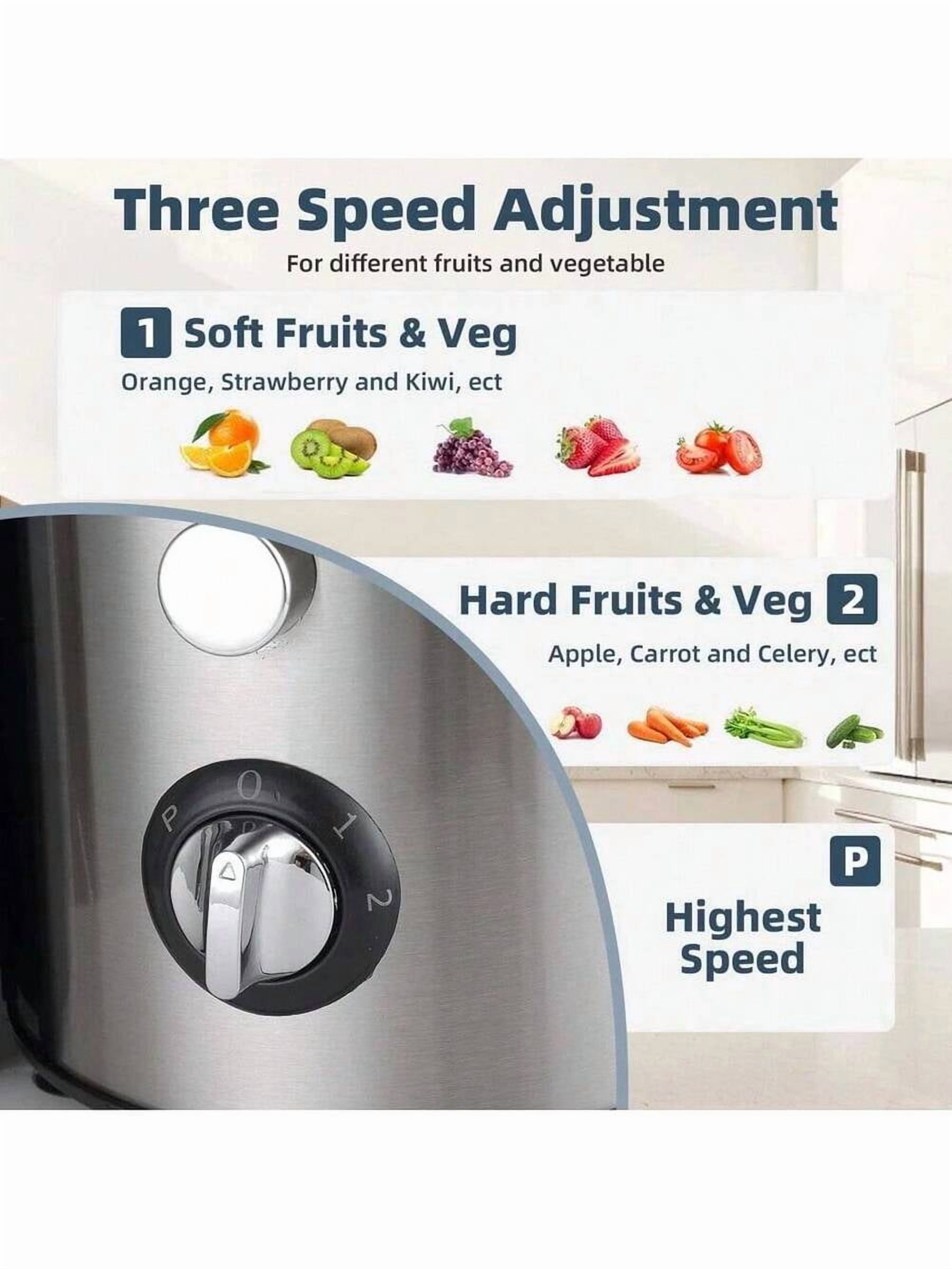 800W Electric Juicer Fruit Vegetable Blender Juice Extractor Citrus Machine New
