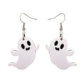 thumbnail image 2 of HEVIRGO 1 Pair Dangle Earrings Little Ghost Plating Jewelry Cartoon Acrylic Hook Earrings for Halloween, 2 of 8