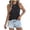 Black, variant on Women's Summer Knit Halter Tank Tops Crochet Hollow Out Sleeveless Casual Racerback Cami Sweater Vest (White, M)