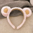 thumbnail image 2 of HAPINARY Bear Ear Headband for Women Fashion Animal Spa Hair Accessory Soft Fabric Headdress Cute Comfortable Stylish, 2 of 4