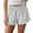 Grey, variant on Women Summer Shorts Striped Ruffle Pajama Shorts for Women Elastic Waist Beach Sleep Pj Bottoms with Pockets Summer Loungewear Green L