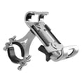 thumbnail image 1 of Soporte para teléfono móvil Advancent para manillar de bicicleta aleación de aluminio Plata 360 grados giratorio, 1 of 6