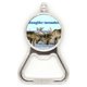 thumbnail image 1 of Perro lupus blanco Acero inoxidable Metal cerveza tapa sacacorchos, 1 of 3