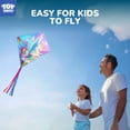 thumbnail image 4 of Unicornio azul Kite TOY Life para niños, fácil de volar, tamaño grande, 4 of 8