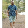 thumbnail image 5 of LazyOne Pajama Shorts for Men, Lake It Easy, Cotton Sleepwear, Xx-large, 5 of 7