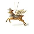 thumbnail image 2 of Dalxymotic Christmas Sheep Ornament, Ram Hanging Pendant Figurine, Rustic Farm Animal Tree Decor Accent, Holiday Decor Gift for Christmas Tree, Home, Mantel, Shelf, Window, Porch, 2 of 6