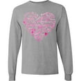 thumbnail image 3 of Inktastic Valentine Words in Pink Long Sleeve T-Shirt, 3 of 5