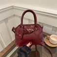 thumbnail image 3 of Bolso retro de gran capacidad para mujer, otoño 2025, nuevo estilo, diseño moderno de nicho, bandolera, bolso de hombro sencillo, bolso de mano, 3 of 5