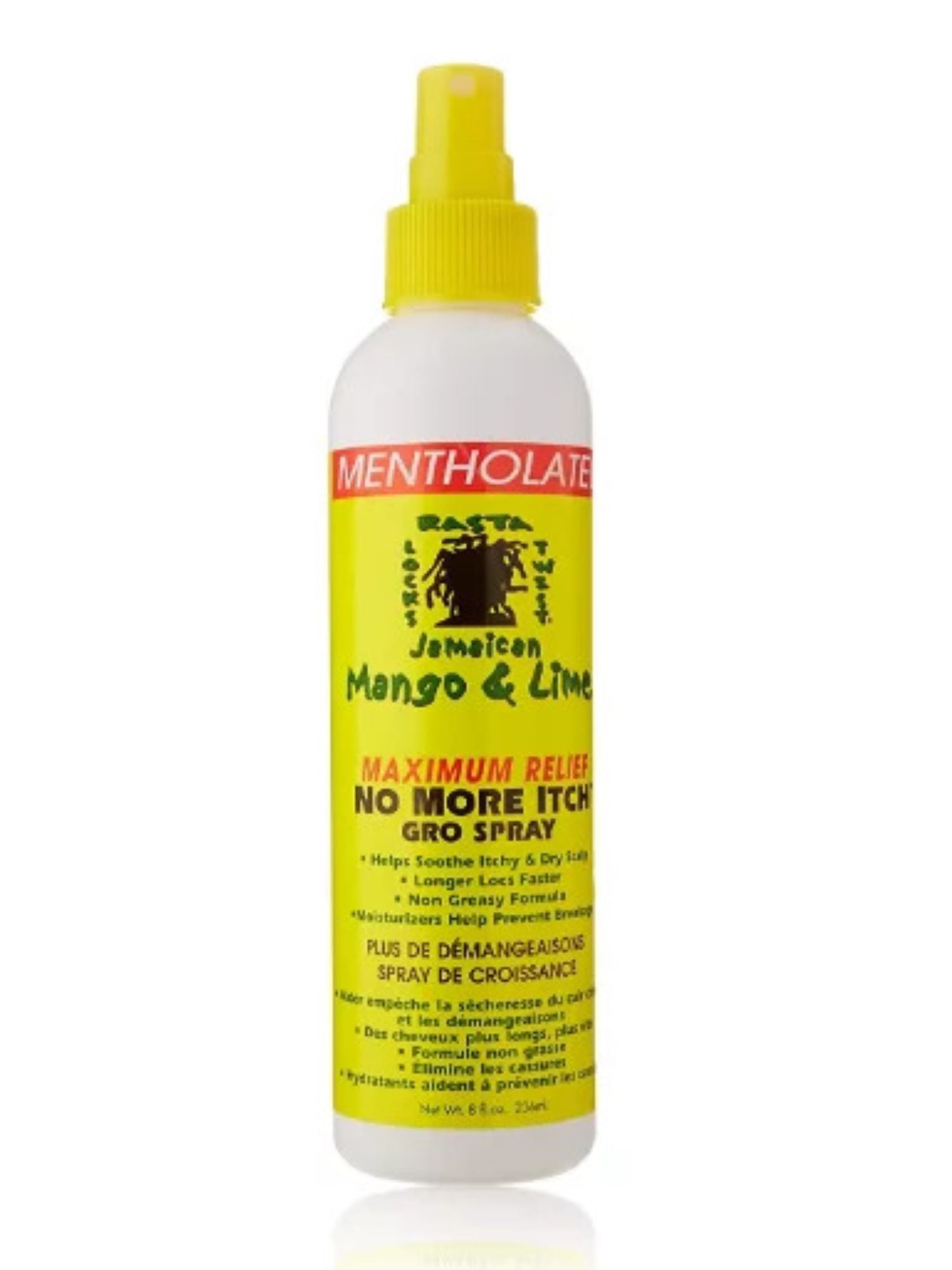 Jamaican Mango & Lime No More Itch Gro Spray 8 oz, Hair & Scalp
