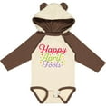 thumbnail image 3 of Inktastic Happy April Fools with Colorful Dots Boys or Girls Long Sleeve Baby Bodysuit, 3 of 5