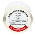 thumbnail image 2 of HOUSELABELS 2" x 1" Premium Freezer Labels (Service Temperature from -58F to +158F) on 1" Core Compatible with Zebra and Rollo Printers, 20 Rolls / 1,300 Labels per Roll, 2 of 10