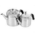 thumbnail image 2 of Korkmaz Mina Midi Stainless Steel 0.8 Liter Tea Pot and 1.6 Liter Kettle Set, 2 of 5