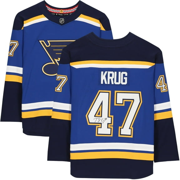 Torey Krug St. Louis Blues Autographed Blue Fanatics Breakaway Jersey - Fanatics Authentic Certified
